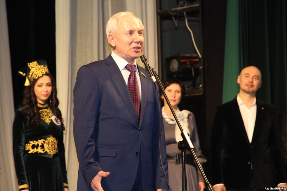 Председатель Исполкома Всемирного конгресса татар Ринат Закиров на на Всероссийском конкурсе 