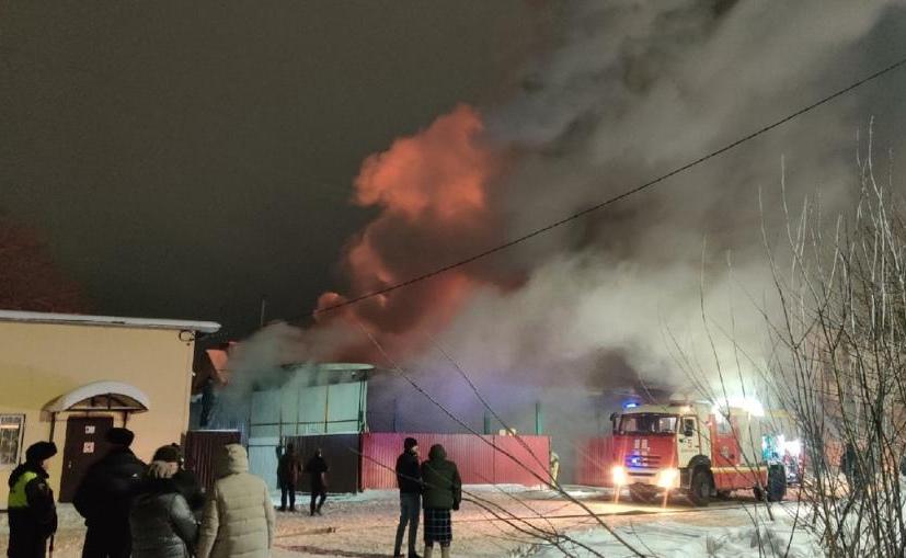 В Димитровграде на хлебзаводе произошел пожар