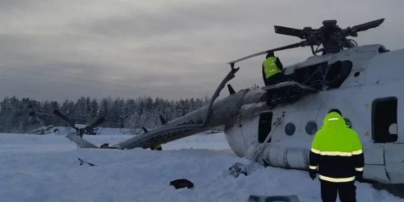 По факту аварийной посадки Ми-8 возбуждено уголовное дело