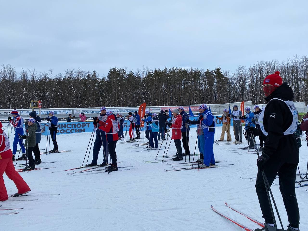 Сегодня в Ульяновске прошла массовая лыжная гонка
