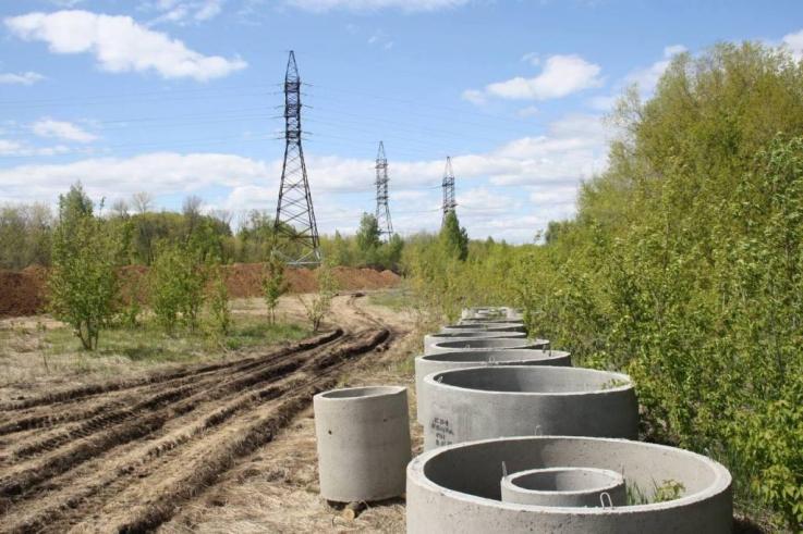 В Октябрьском Чердаклинского района началось строительство водопроводных сетей