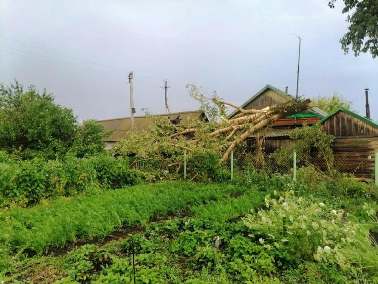 В Новомалыклинском районе стихия повредила строения и уличное освещение