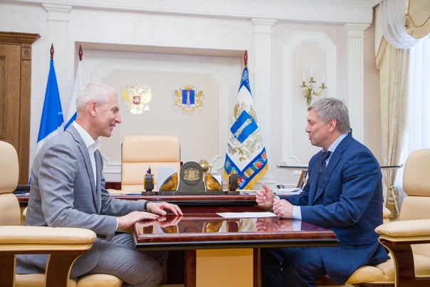 Губернатор провел встречу с министром спорта России