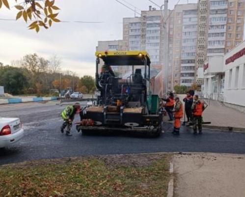 По нацпроекту в Ульяновске ремонтируют дорогу от проспекта Созидателей до проезда Максимова