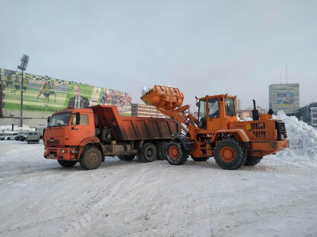 Ульяновские дорожники помогают подготовить стадион «Труд» к матчу «Волга» – «Зенит»