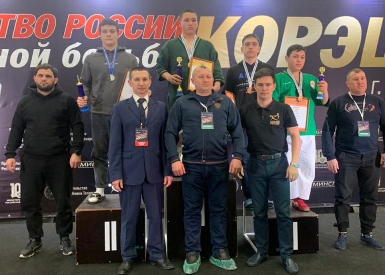 9 медалей завоевала сборной региона на первенстве РФ по поясной борьбе «Корэш» среди юношей