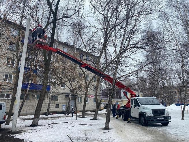 На прошлой неделе МБУ «Горсвет» провели работы по 35 адресам в Ульяновске