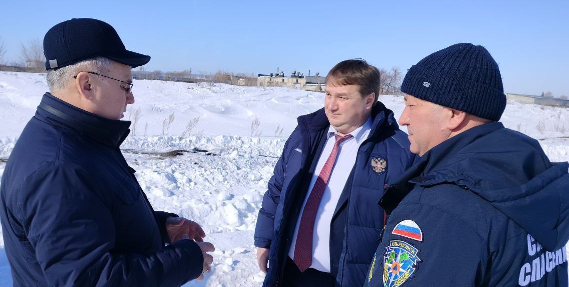 Мэр Ульяновска проверил обустройство водоотводных канав в пригородной зоне