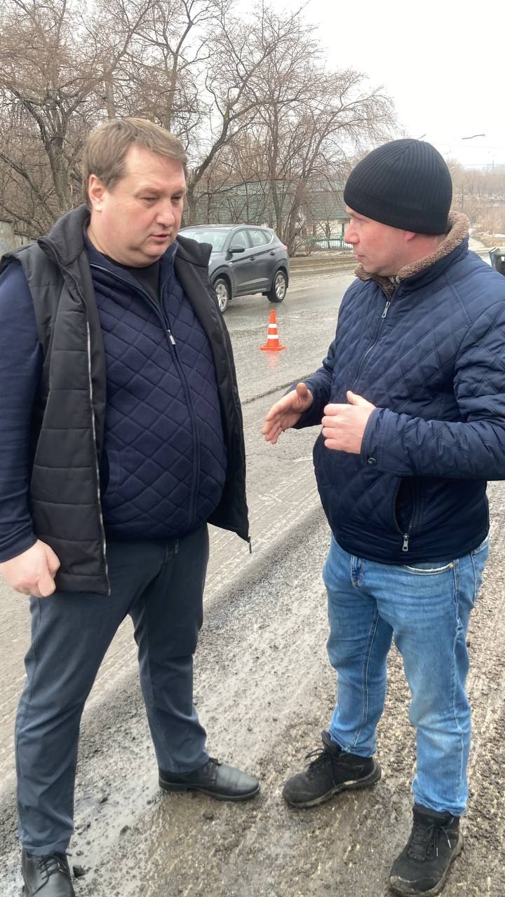 В Ульяновске начали ремонт дорог горячим асфальтом
