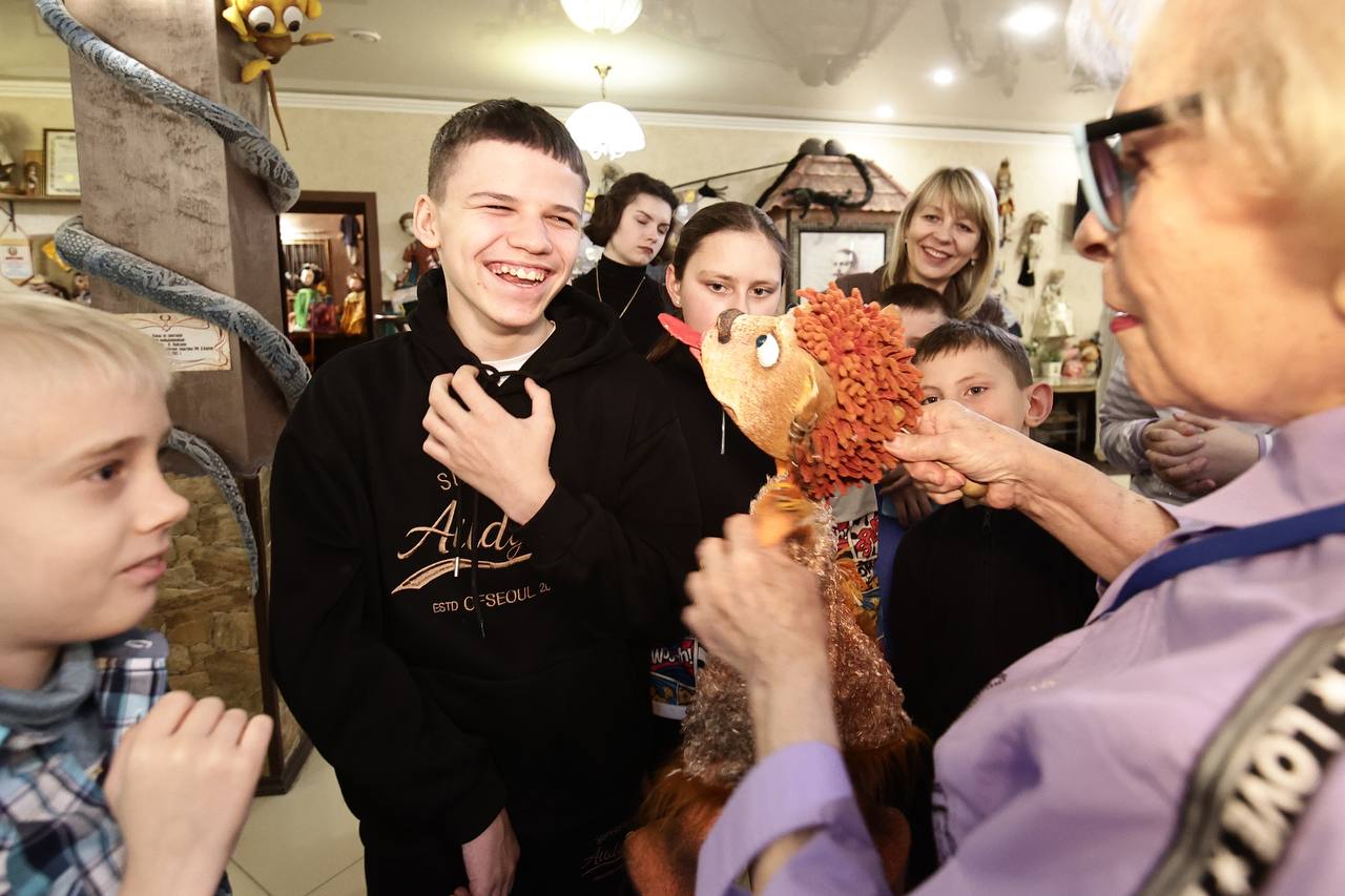 Белгородские ребята посетили театр кукол Ульяновска